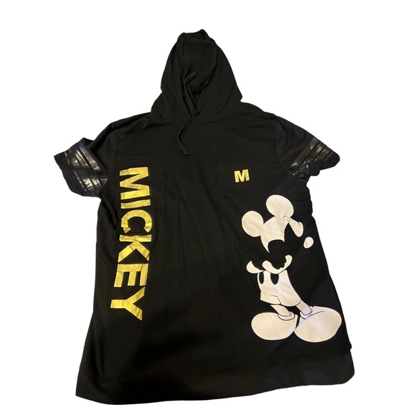 Mickey Mouse hooded short sleeved tshirt - Picture 1 of 7